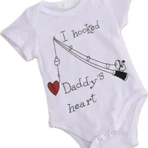 New Daddy romper baby boy, girl 3 months